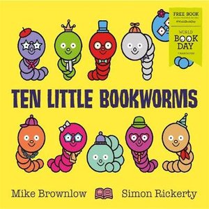 cover image of Ten Little Bookworms